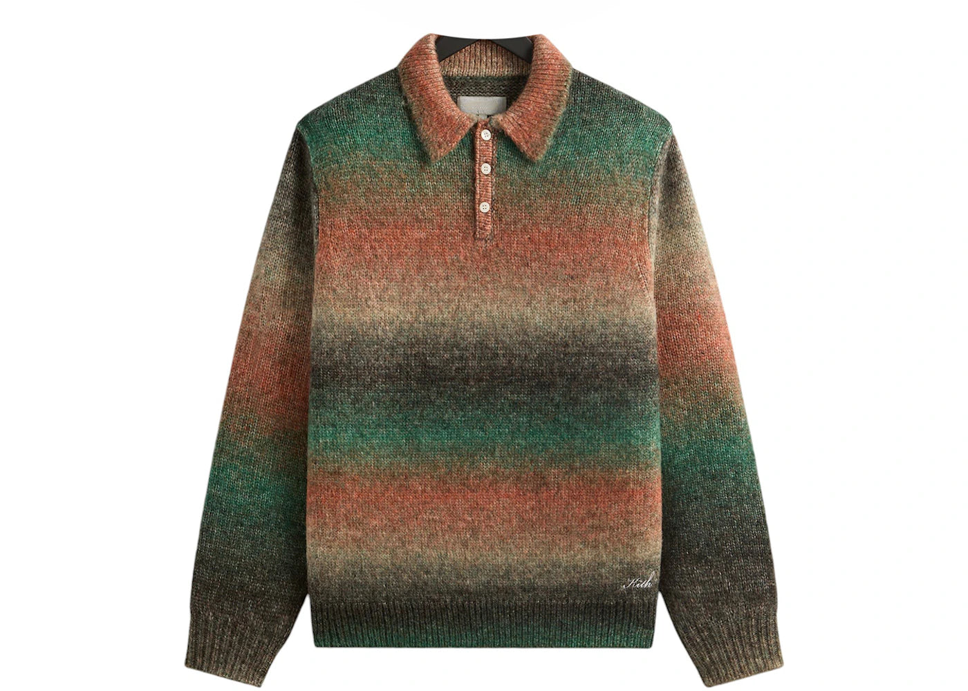 Kith Gradient Harmon Rugby Pullover Sweater Theory - vue secondaire A