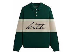 Kith Harmon Rugby Pullover Algae - vue 360