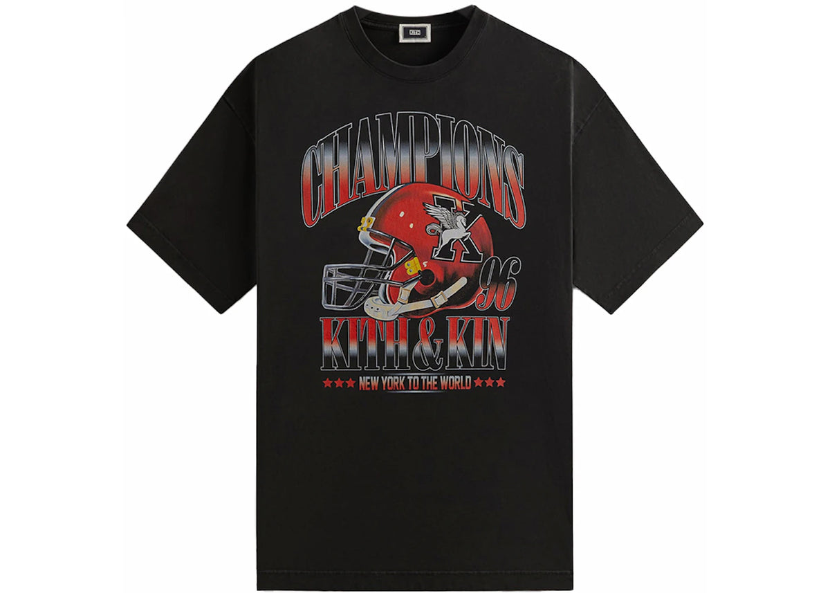 Kith & Kin Champions 1996 Vintage Tee Black - vue 360