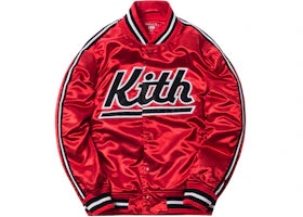 Kith x Mitchell & Ness Satin Warm-Up Jacket Miami
