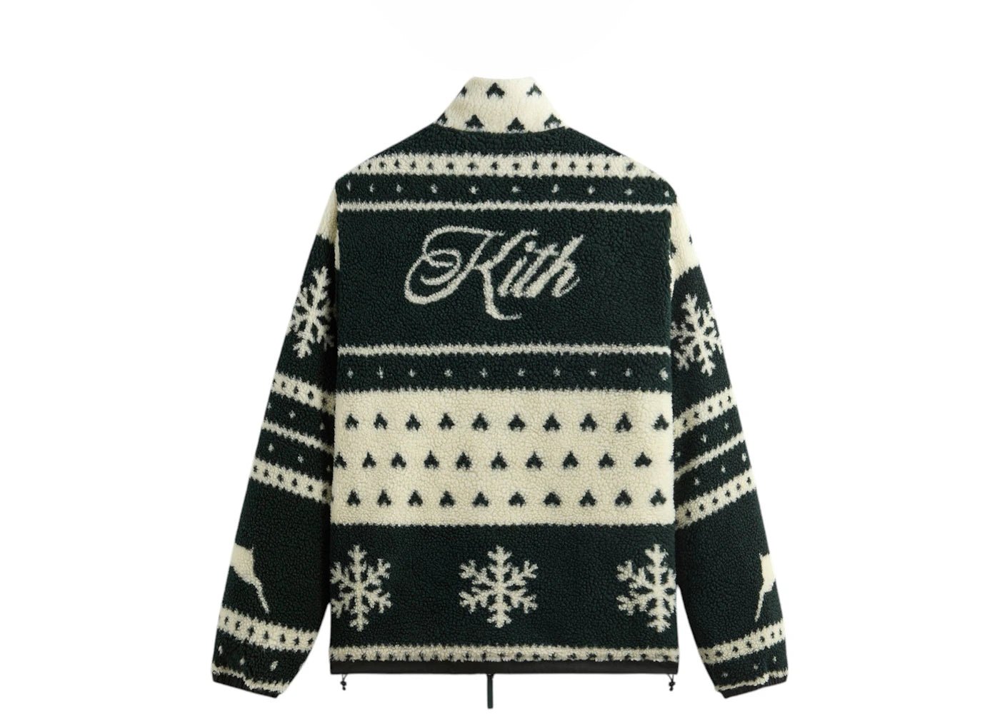 Kith Kithmas All-Over Printed Sherpa Jacket Stadium - vue secondaire B