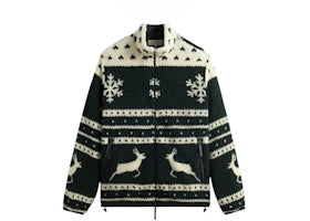 Kith Kithmas All-Over Printed Sherpa Jacket Stadium
