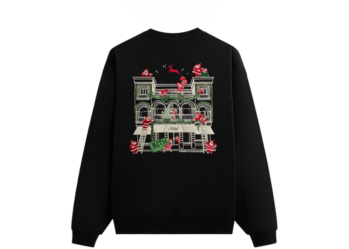 Kith Kithmas Comic Santa Nelson Crewneck Black - vue secondaire B