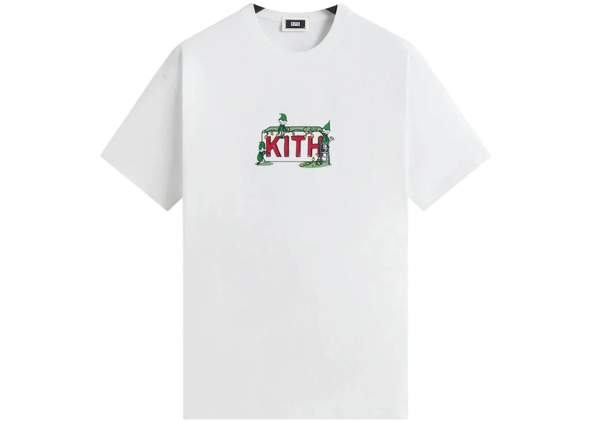 Kith Kithmas Elf Factory Tee White - vue secondaire A