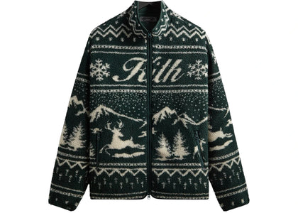 Kith Kithmas Harper Sherpa Jacket Stadium - apparel view 2