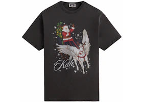 Kith Kithmas Sleigh Vintage Tee Black - vue 360