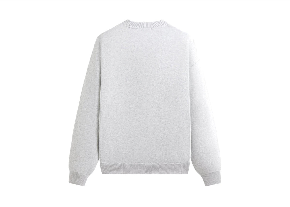 Kith Kithmas Teddy Nelson Crewneck Light Heather Grey - vue secondaire A