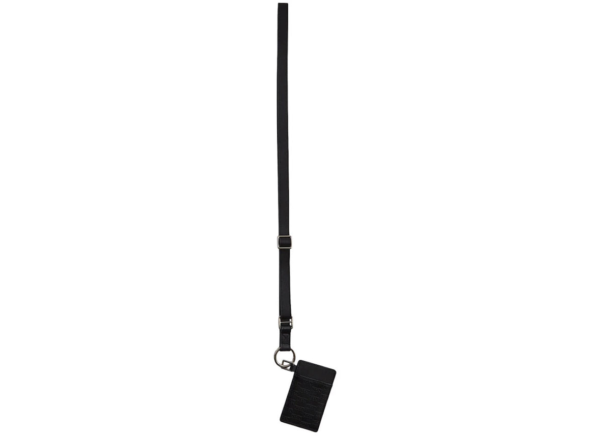 Kith Leather Lanyard Black - vue secondaire A