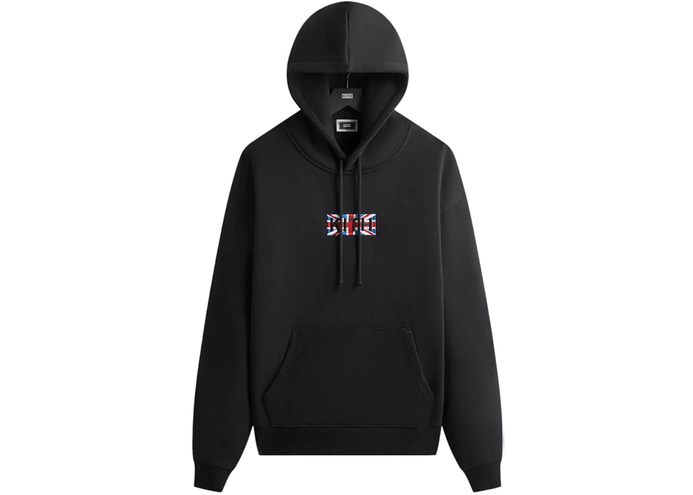 Kith London Classic Logo Nelson Hoodie Black - vue secondaire A