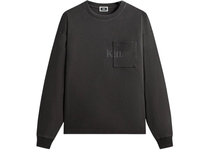 Kith Long Sleeve Quinn Tee Carbon - product view 2