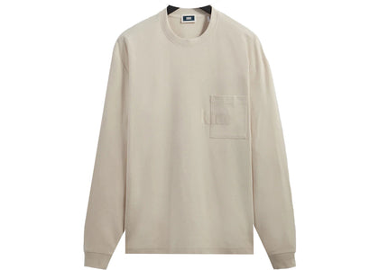 Kith Long Sleeve Quinn Tee Sediment - authentic Kith product