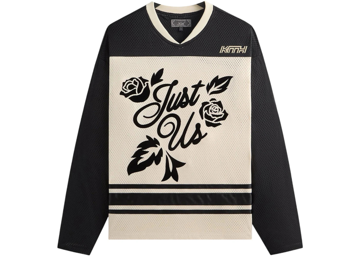 Kith Malik Long Sleeve Mesh Jersey Sandrift - vue secondaire A