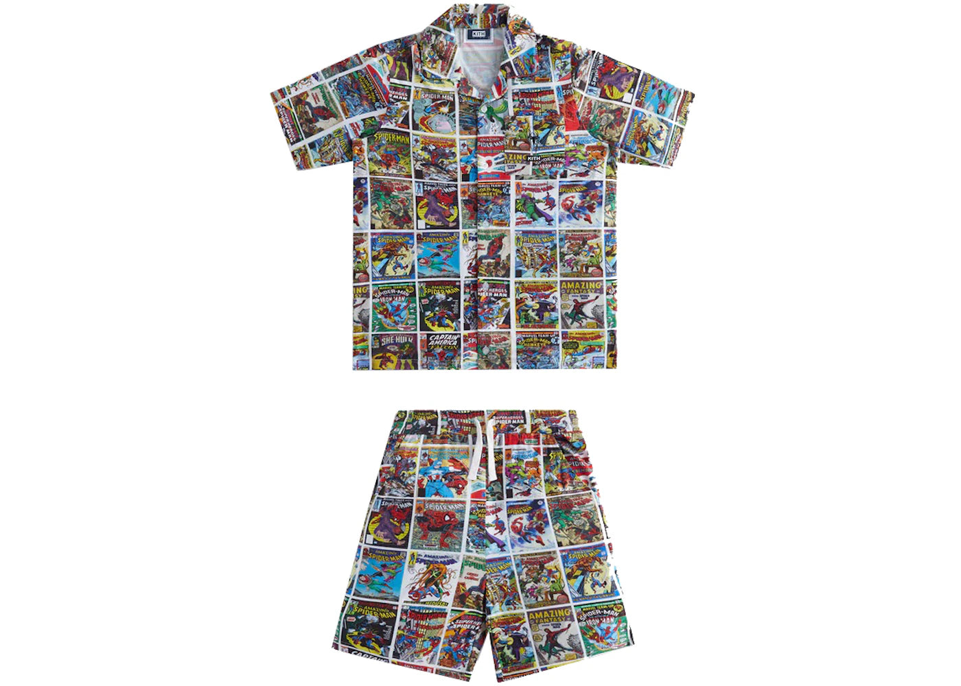 Kith Marvel Kids Spider-Man Pajama Set Sandrift - vue secondaire A