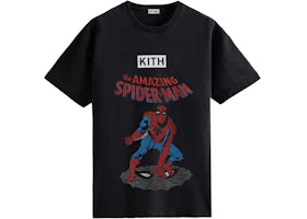 Kith Marvel Spider-Man Allies Vintage Tee Black - vue 360