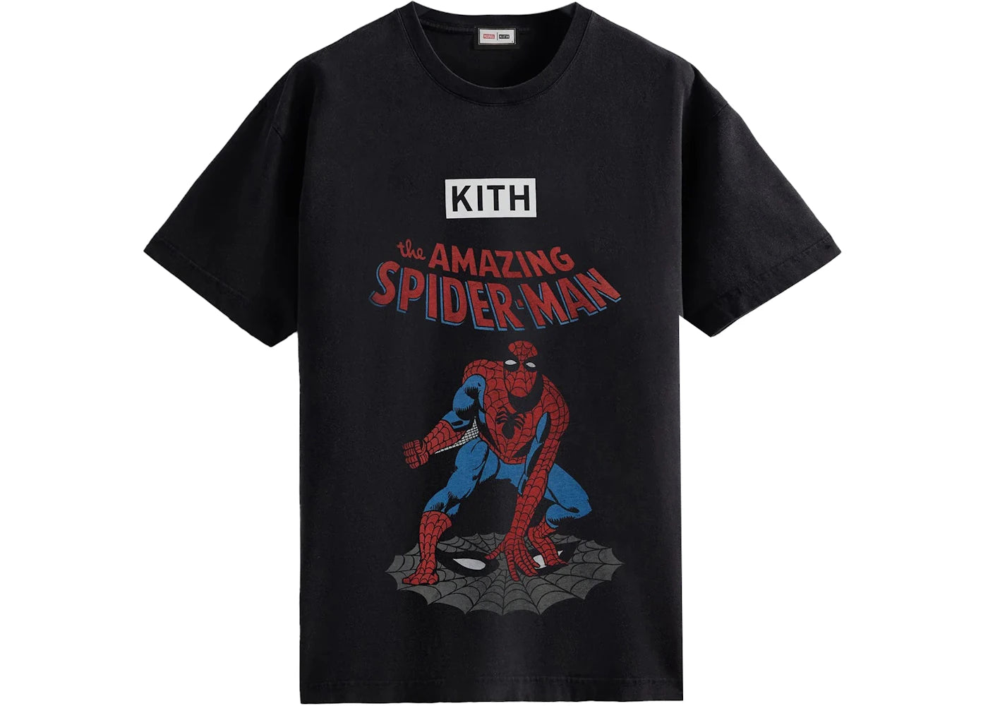 Kith Marvel Spider-Man Allies Vintage Tee Black - vue secondaire A