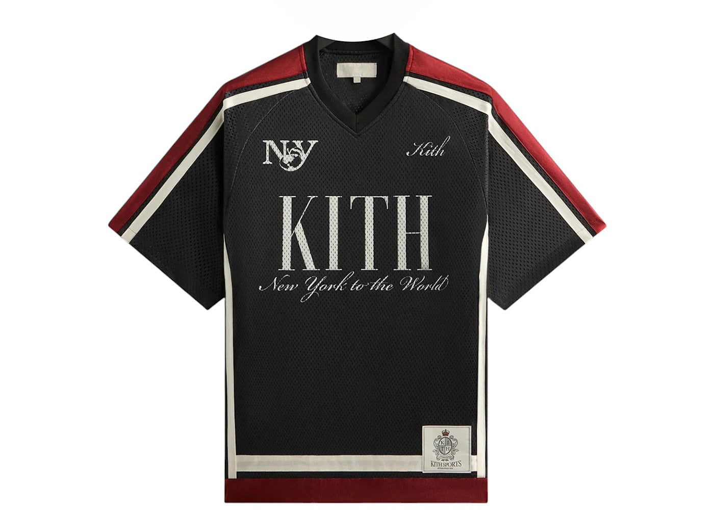 Kith Mesh Leon Jersey Black - vue secondaire A