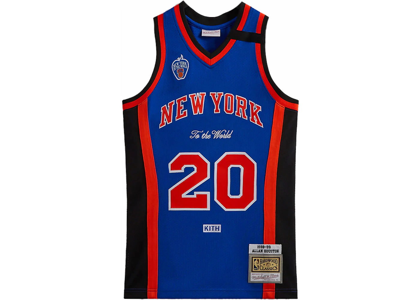 Kith Mitchell & Ness New York Knicks Allan Houston Jersey Knicks Blue/Knicks Orange - vue secondaire A