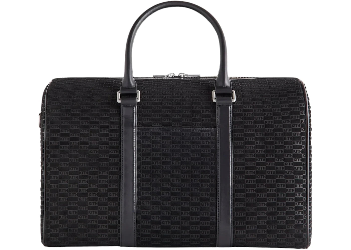 Kith Monogram Suede Traveler K40 Bag Black - vue secondaire B