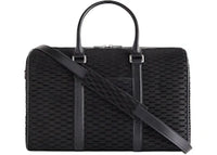 Kith Monogram Suede Traveler K40 Bag Black