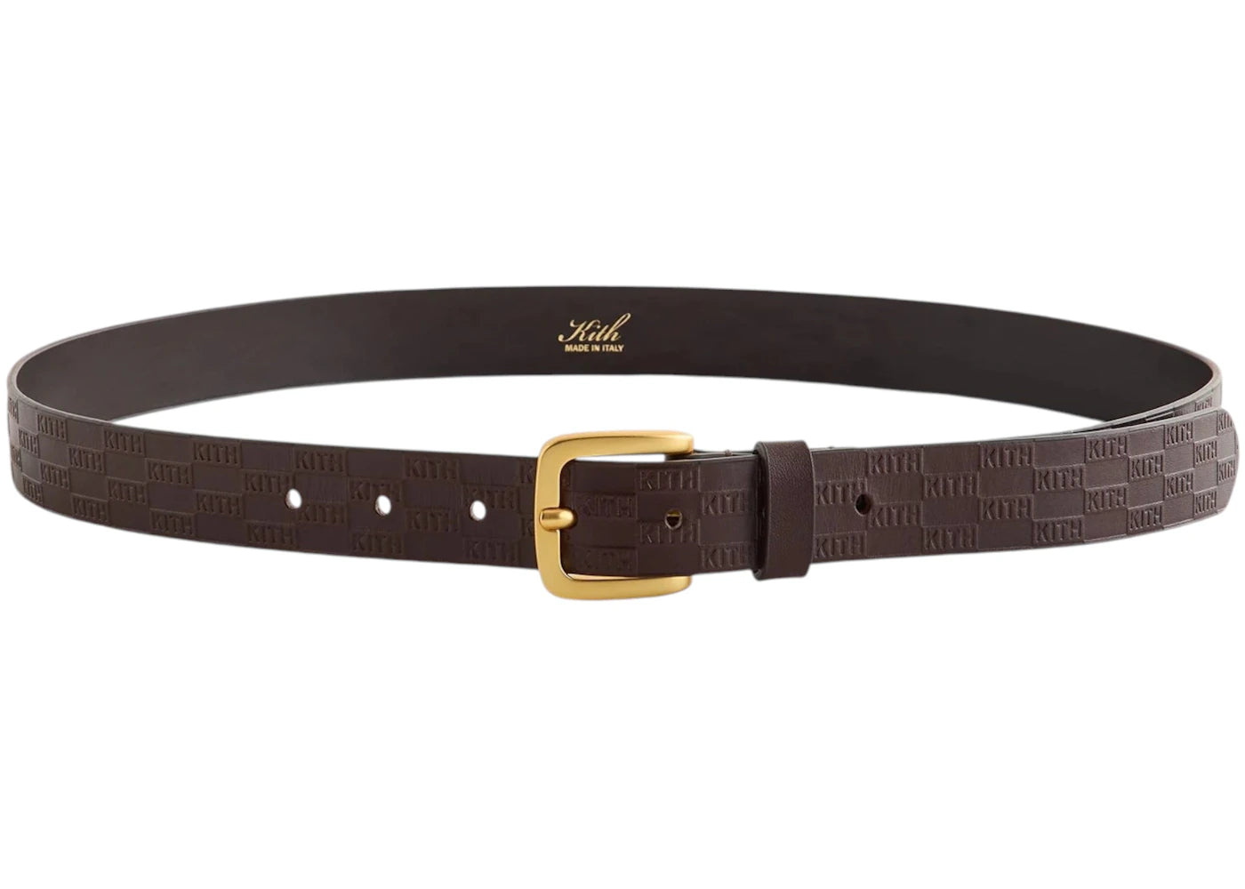Kith Monogram Vachetta Leather Belt Incognito - vue secondaire A
