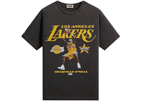 Kith NBA All-Star Los Angeles Lakers Shaquille O'Neal Vintage Tee Black - vue 360