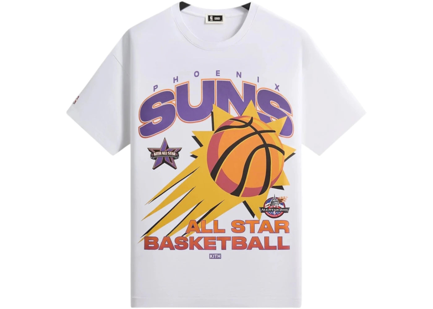 Kith NBA All-Star Phoenix Suns Vintage Tee White - vue secondaire A