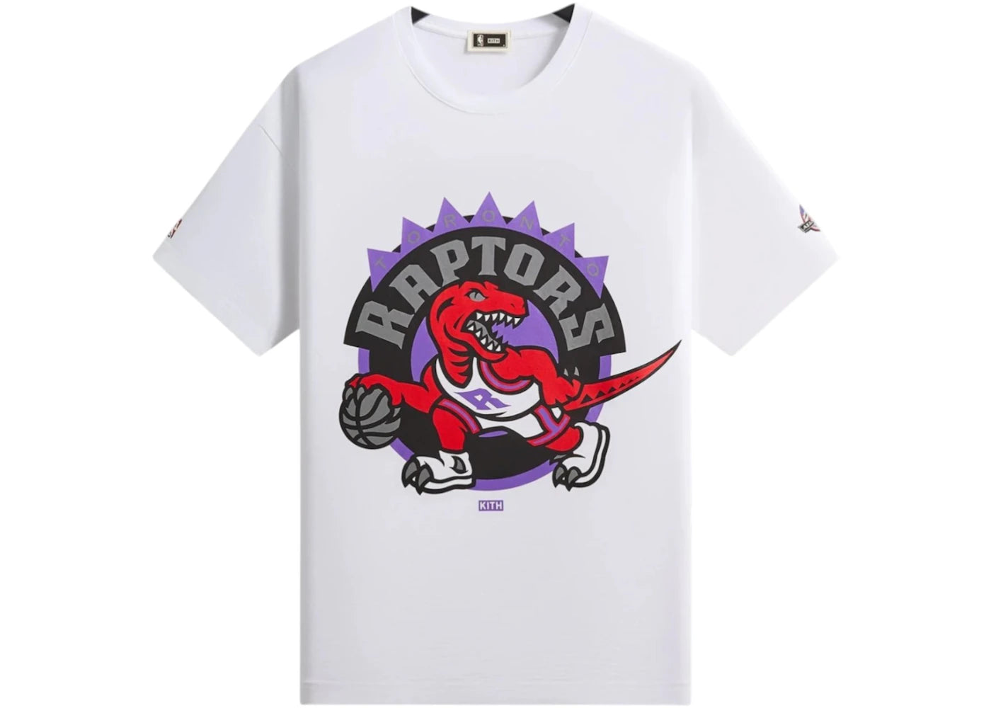 Kith NBA All-Star Toronto Raptors Vintage Tee White - vue secondaire A