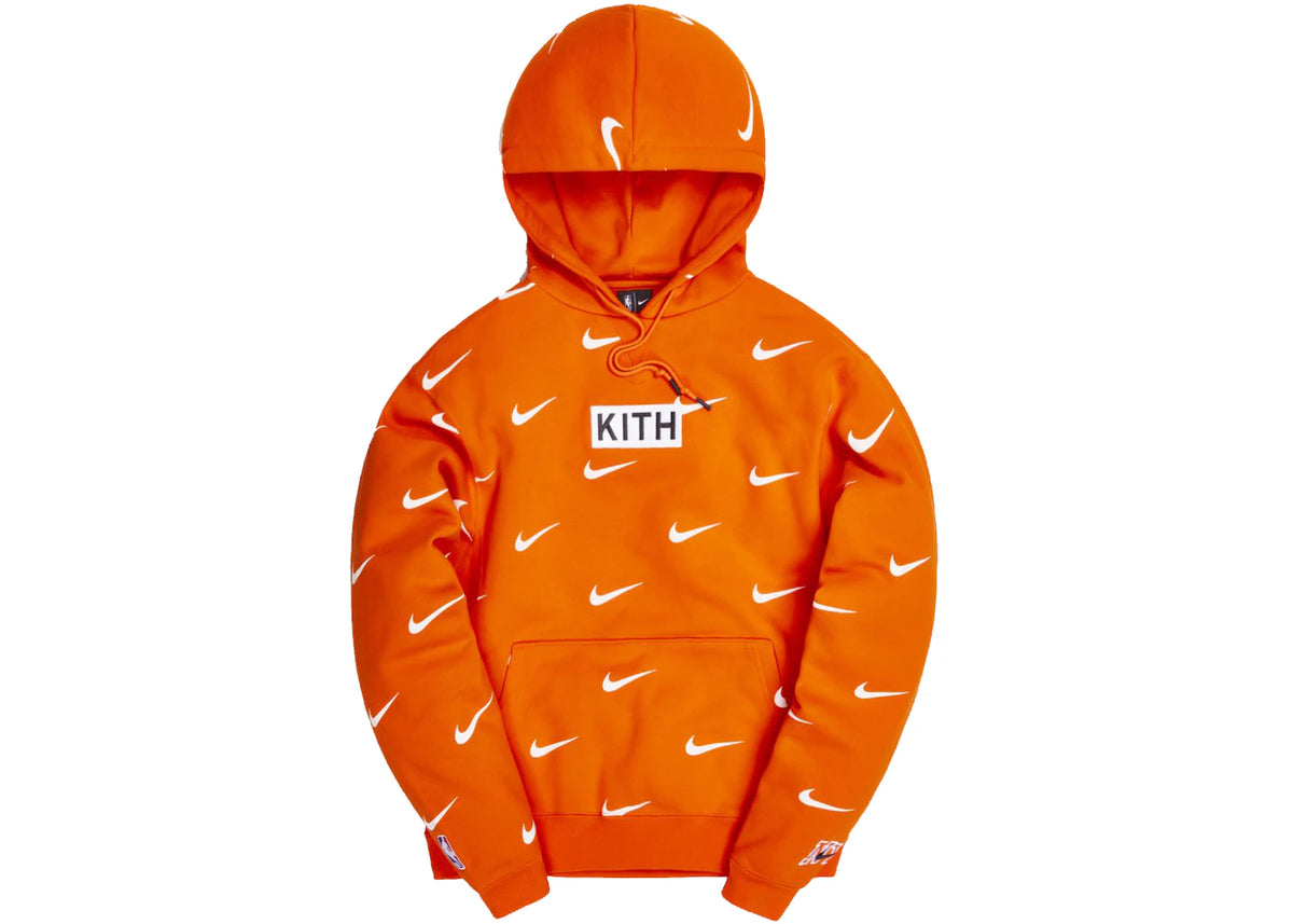 Kith & Nike for New York Knicks AOP Hoodie Orange - vue secondaire B