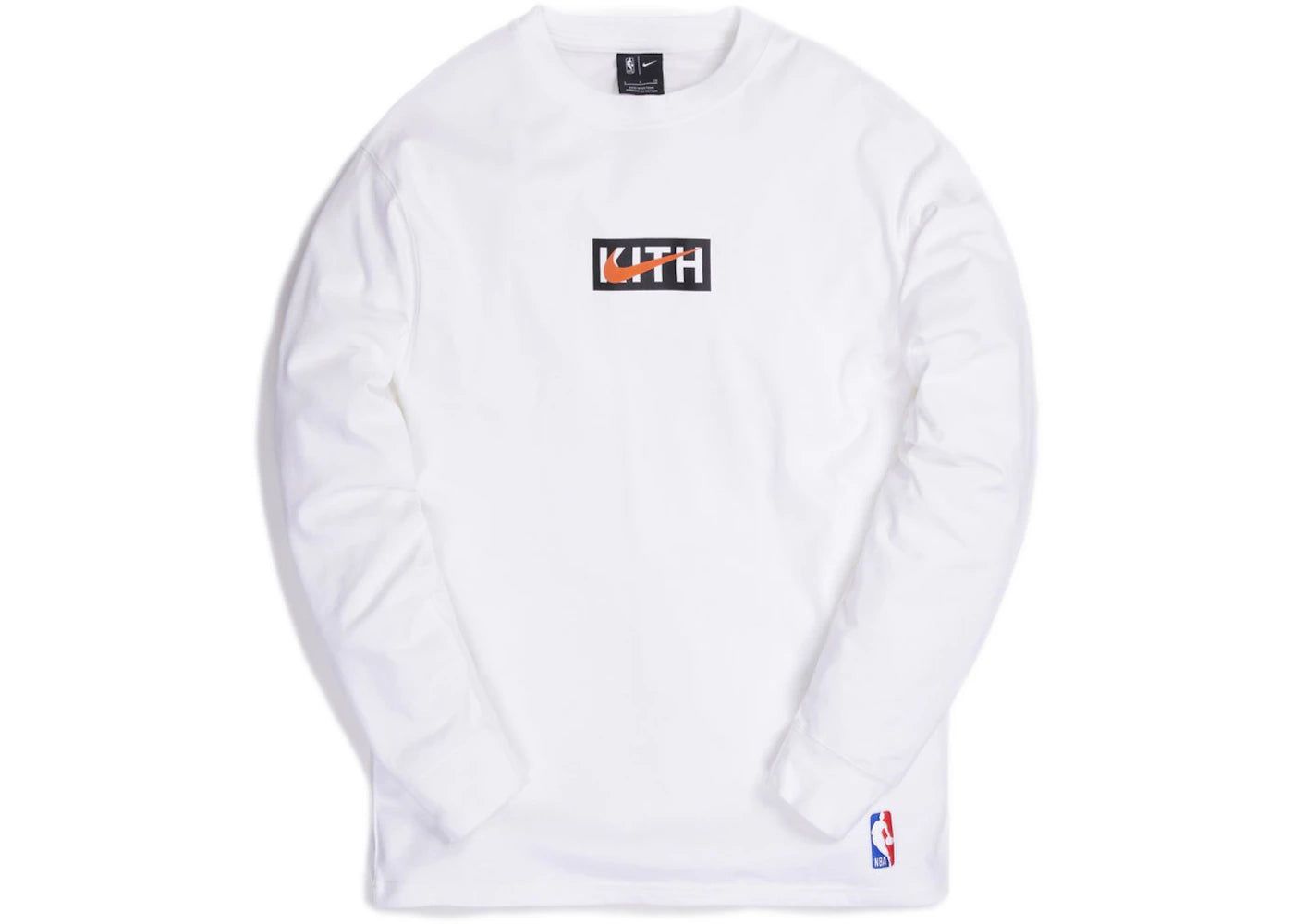 Kith & Nike for New York Knicks L/S Tee White sneakers - authentic Kith shoes