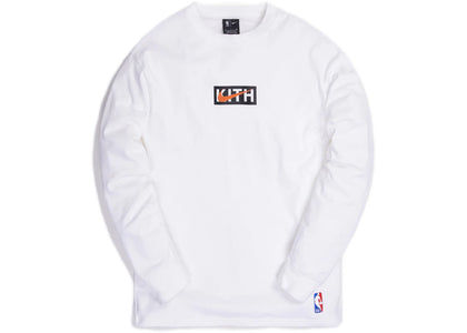 Kith & Nike for New York Knicks L/S Tee White - authentic Kith product