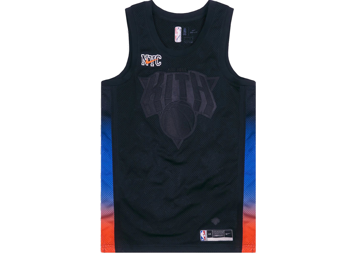 Kith & Nike for New York Knicks Swingman Jersey Black - vue 360