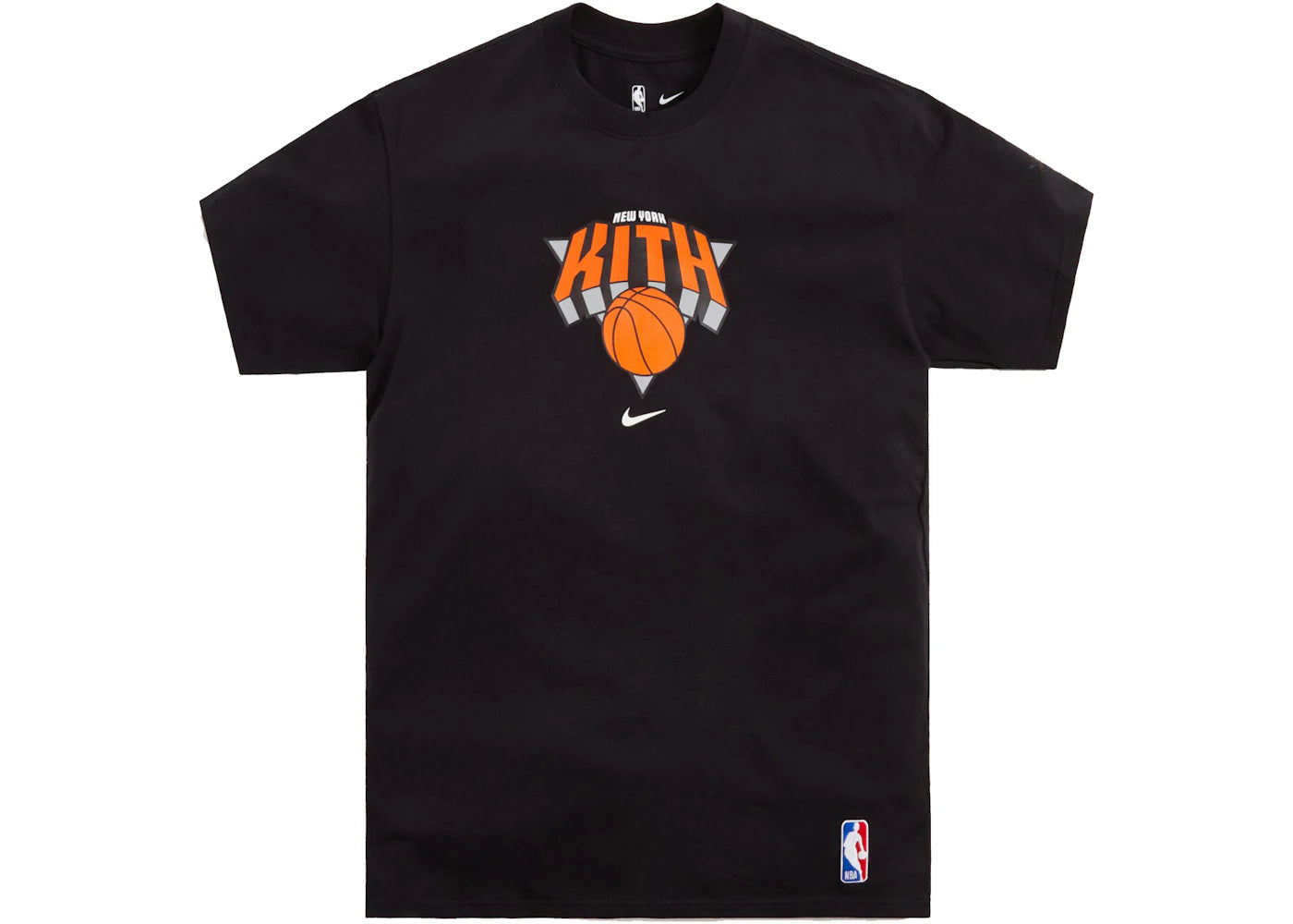 Kith Nike for New York Knicks Tee (FW21) Black - vue 360