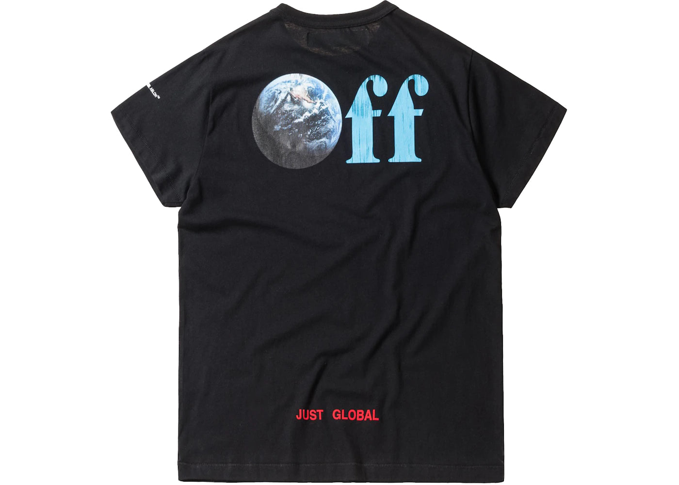 Kith Off-White Just Global Tee Black - vue secondaire B