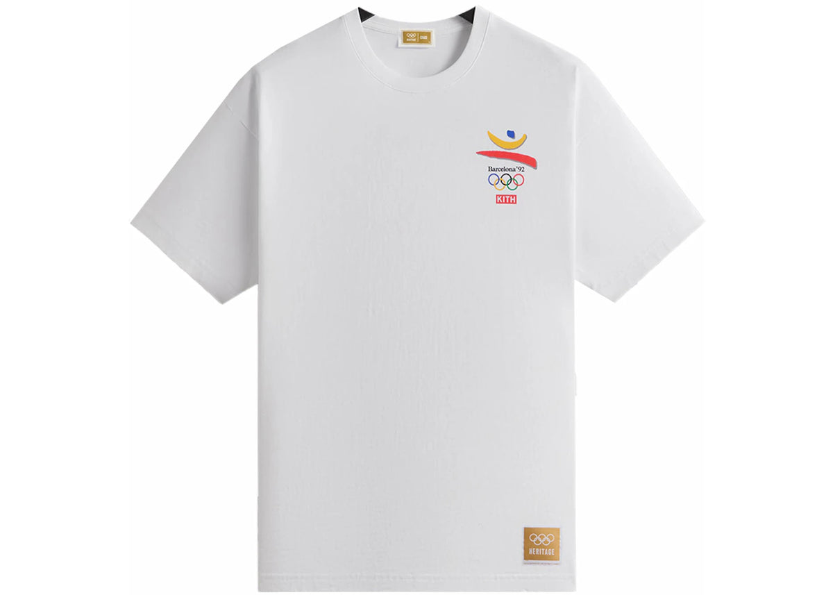 Kith Olympics Heritage Barcelona 1992 Vintage Tee White - vue secondaire B