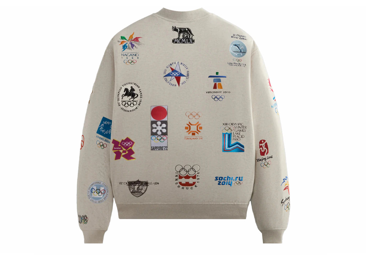 Kith Olympics Heritage Marvin Bomber Jacket Sandy Heather - vue secondaire B