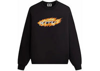 Kith Orbit Flame Vintage Nelson Crewneck Black