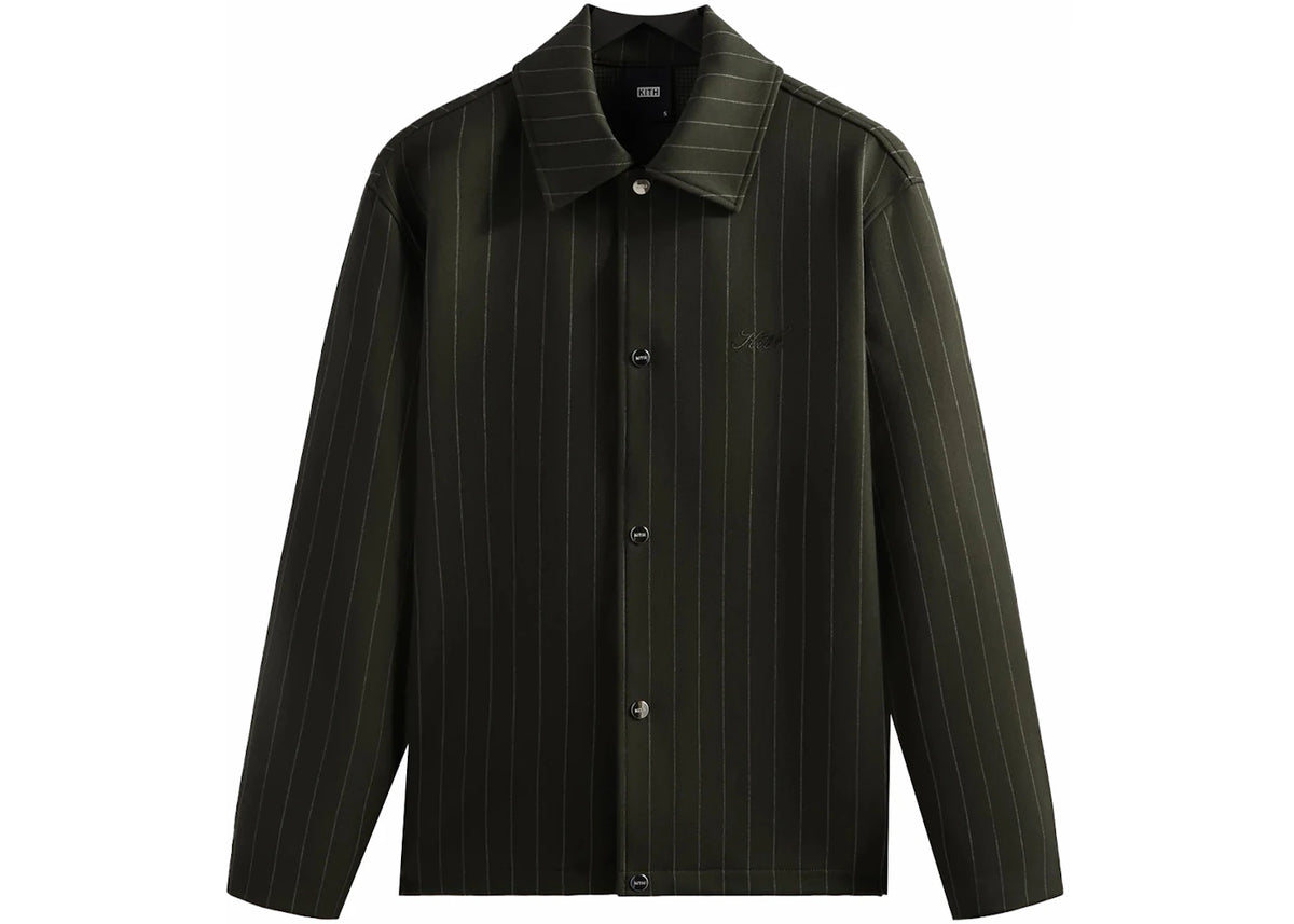 Kith Pinstripe Double Knit Coaches Jacket Stadium - vue secondaire A