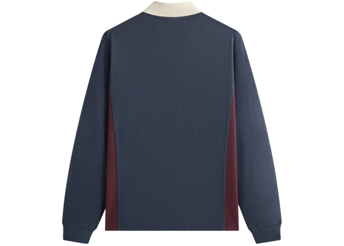 Kith Pique Long Sleeve Tap Polo Nocturnal - vue secondaire B