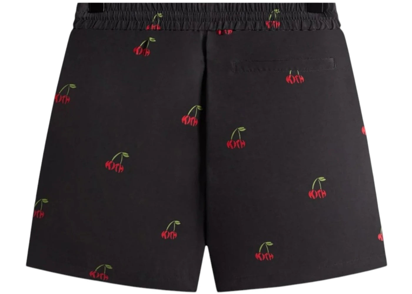 Kith Printed Cherry Cupro Linen Active Short Black - vue secondaire B