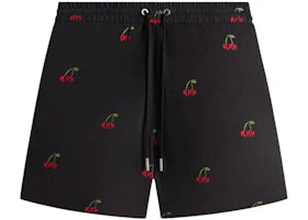 Kith Printed Cherry Cupro Linen Active Short Black - vue 360