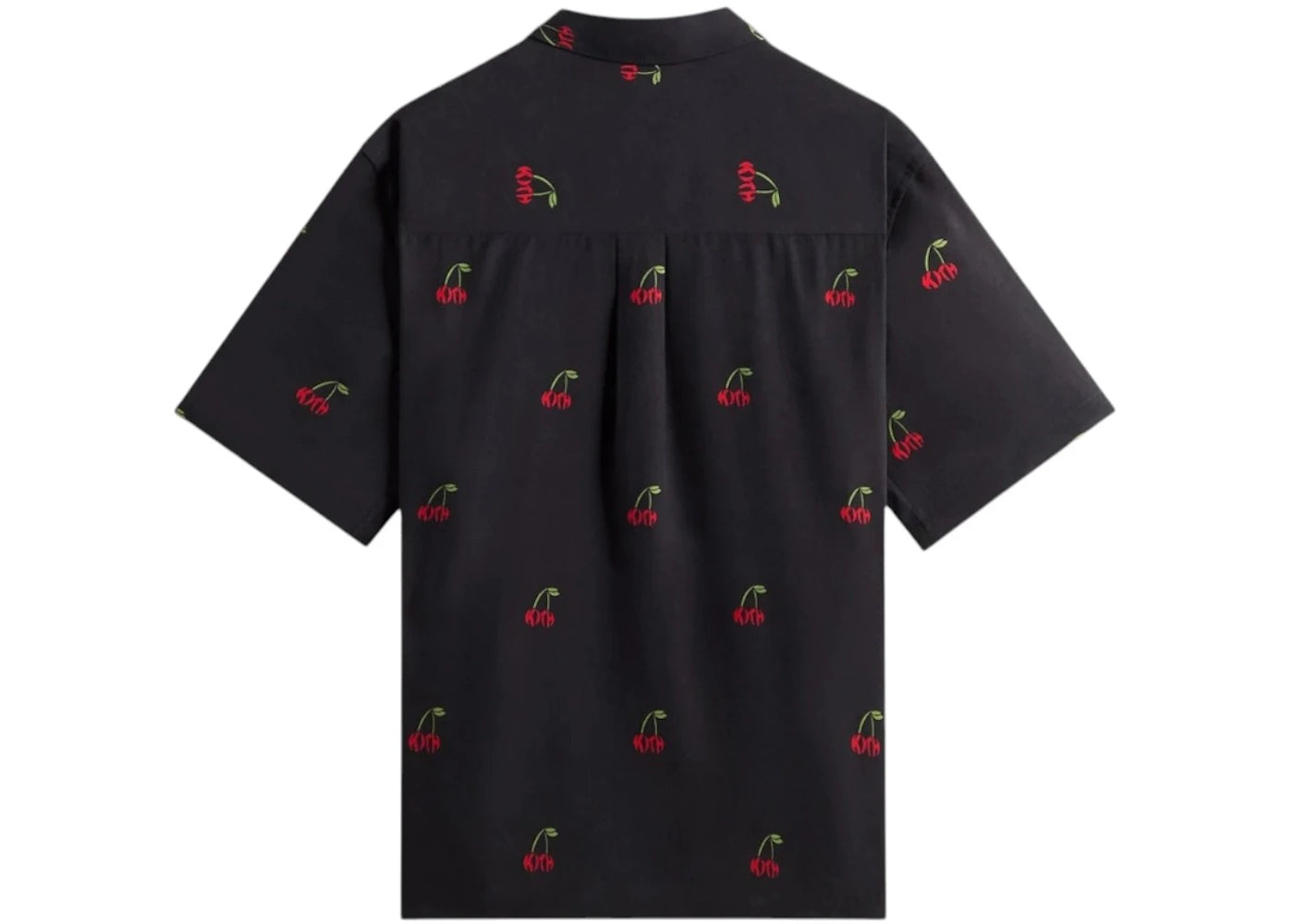 Kith Printed Cherry Cupro Linen Beckham Buttondown Black - vue secondaire B