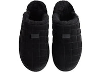 Kith Puffed Classic Logo Slipper Kithmas Black