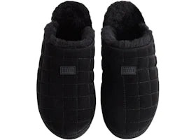 Kith Puffed Classic Logo Slipper Kithmas Black