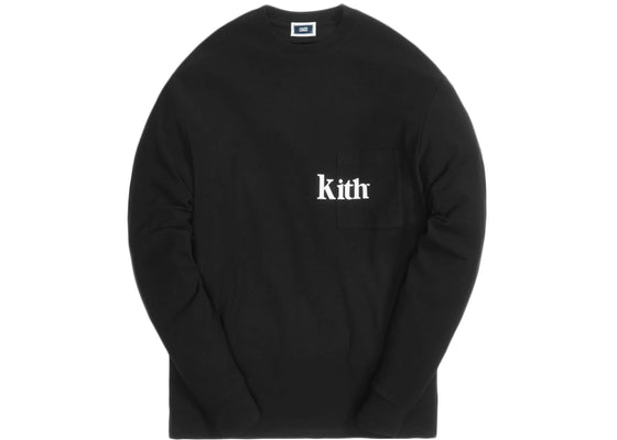 Kith Quinn L/S Tee Black sneakers - authentic Kith shoes