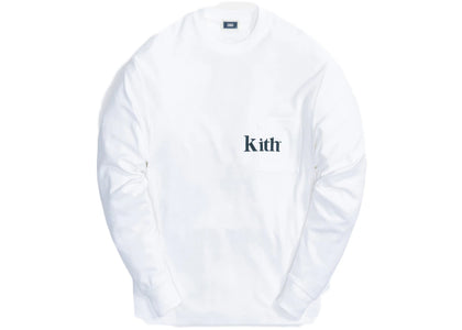 Kith Quinn L/S Tee White - authentic Kith product