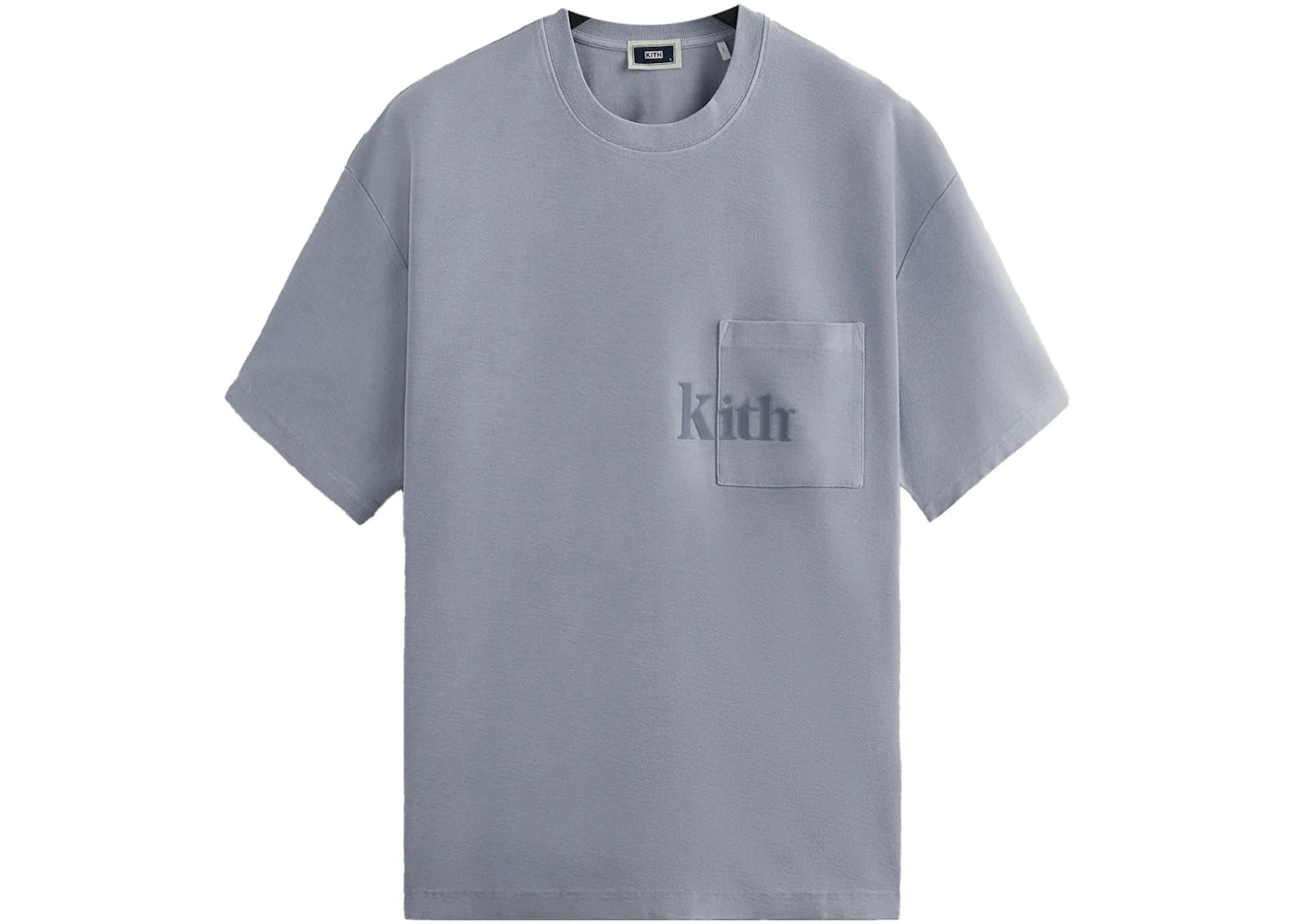 Kith Quinn T-Shirt Hellindigo - vue 360