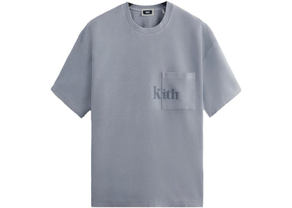Kith Quinn Tee Light Indigo - authentic Kith product