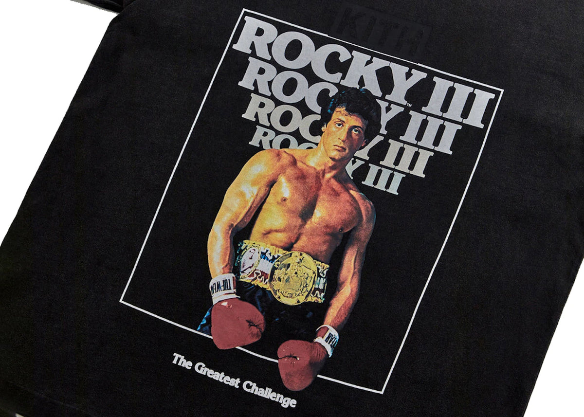 Kith Rocky III Vintage Tee Black - vue secondaire B