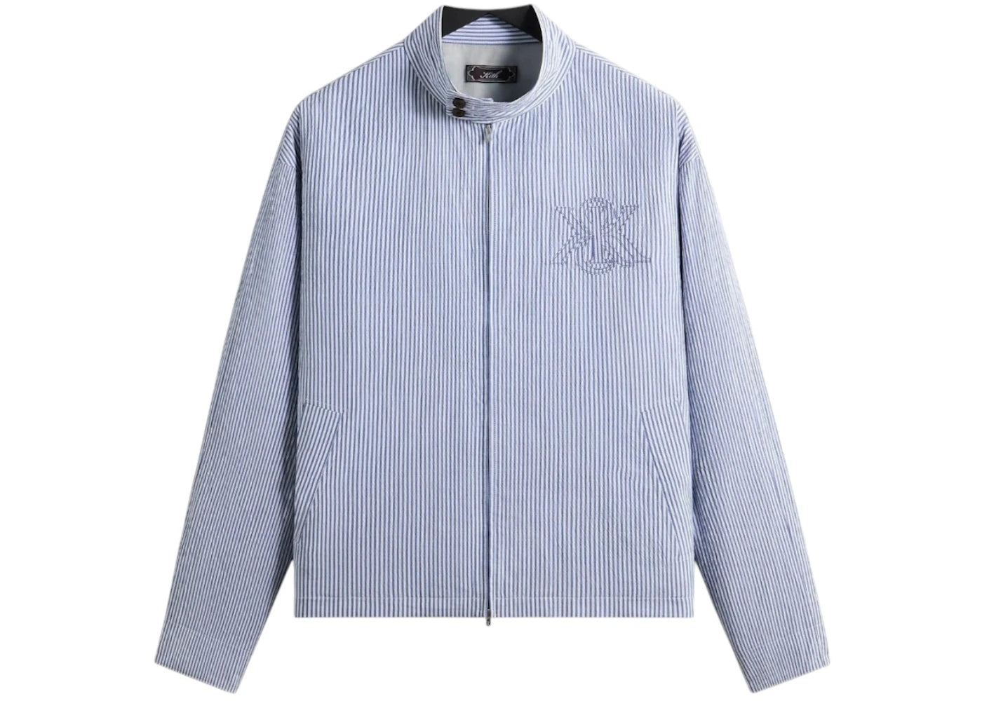 Kith Seersucker Favian Jacket Marina - vue secondaire A