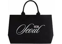 Kith Seoul Canvas Tote Bag Black